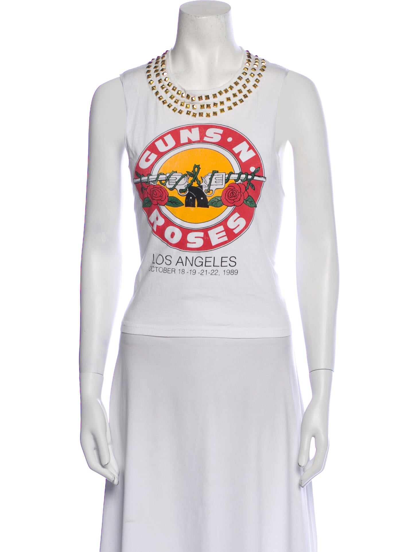 Alice + Olivia Graphic Print Crew Neck Top